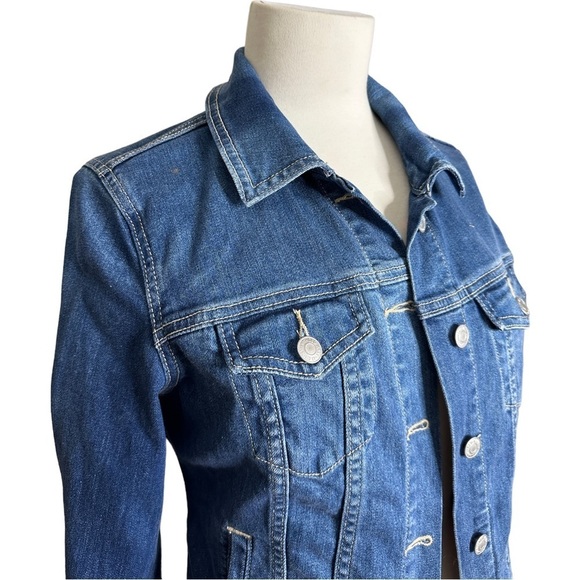 Old Navy Slight Stretch Jean Jacket S - Picture 2 of 6
